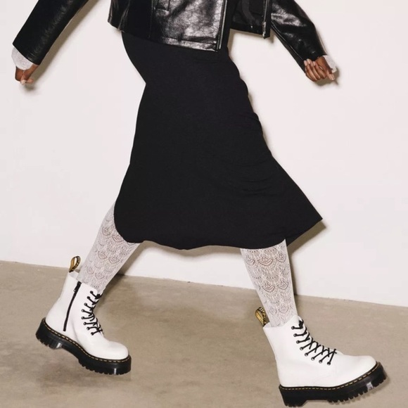 Dr. Martens White Combat Boots - Picture 11 of 16